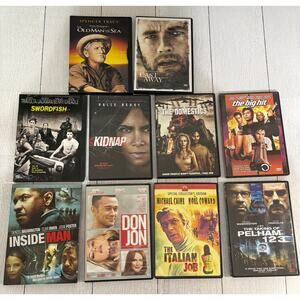 Movie Night Mixed Genre DVD Lot – 10 Movies – Laugh, Cry, Gasp & Adventure